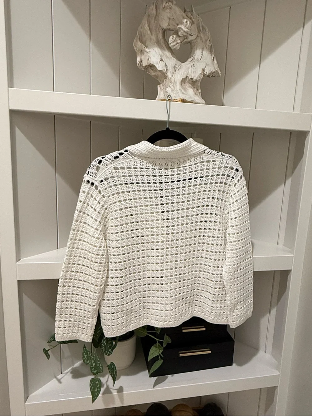 VINCE Block Stitch Cardigan NWT - Picture 6 of 8